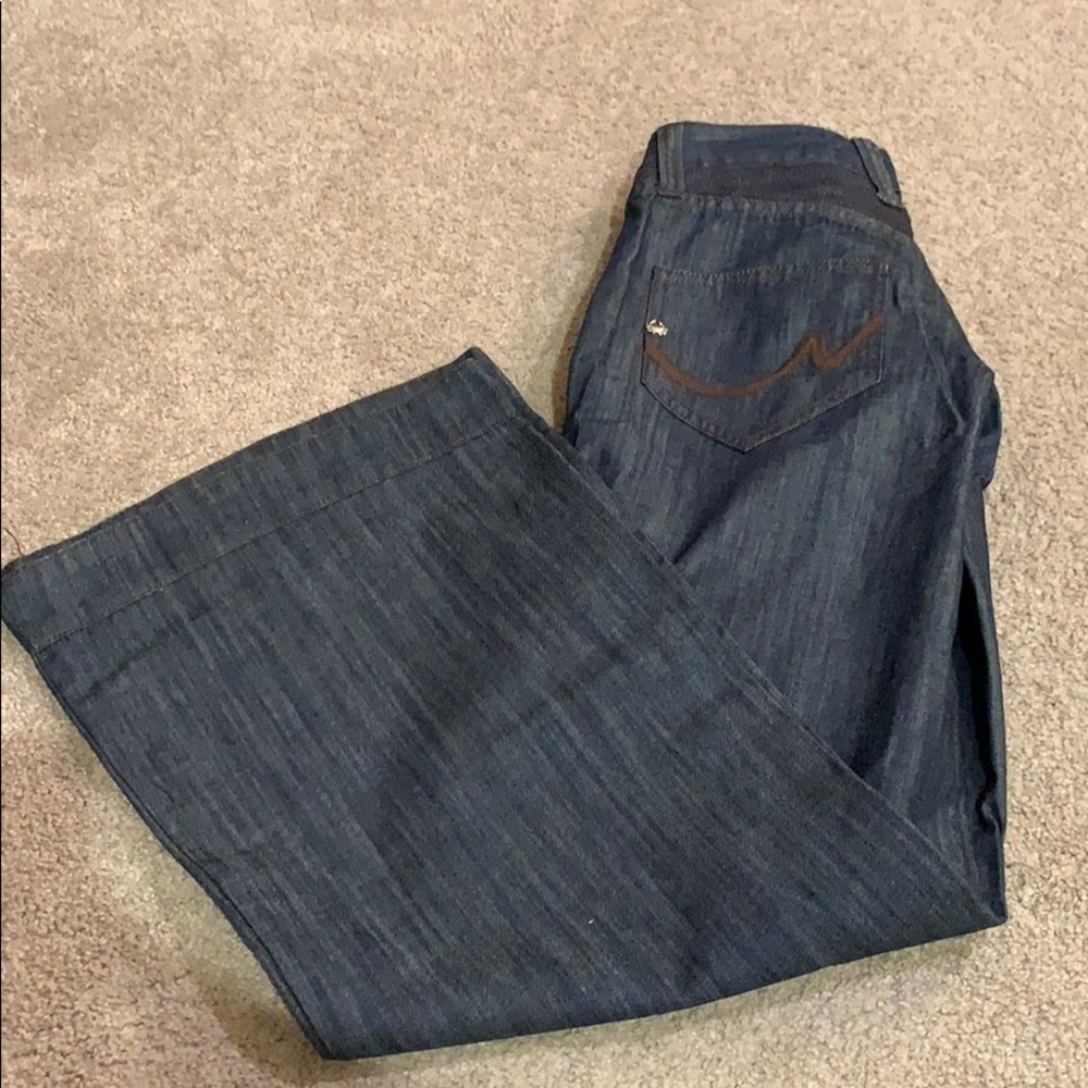 Wide leg jeans